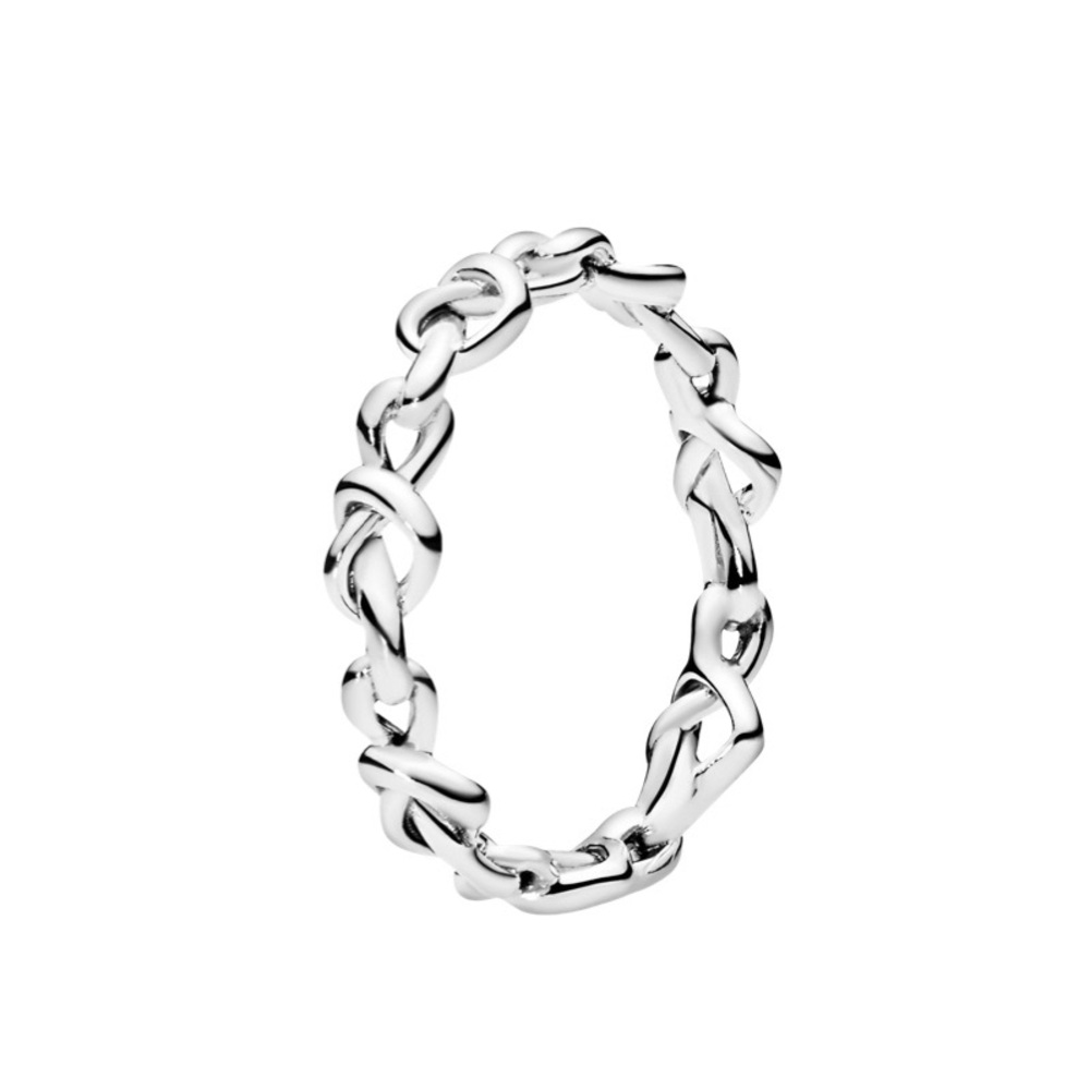 Heart Knott Ring 925 sterling silver